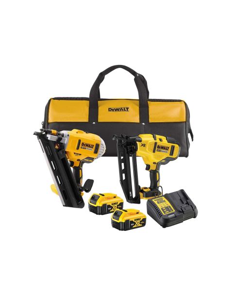 DeWALT DCK2046P2-GB XR 18V 1st Fix & 2nd Fix Nailer Kit