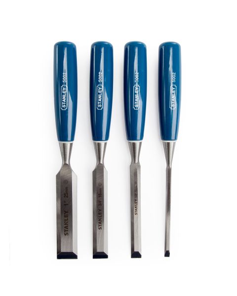 Stanley 5002 Bevel Edge Chisel Set 4 Piece
